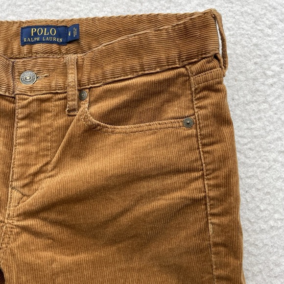 Polo Ralph Lauren Corduroy Pants Womens 4 (30x31) Brown Skinny Stretch 5 Pocket - Picture 3 of 14